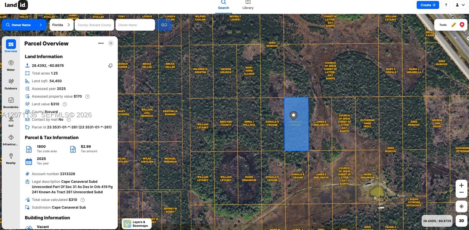 Land in Cocoa 5