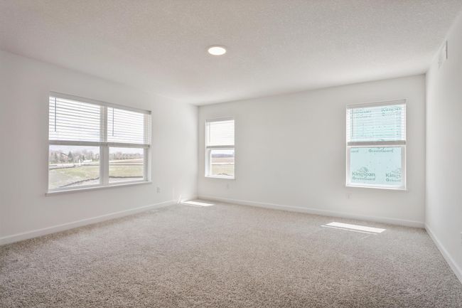 Photo is of the actual home. Find your retreat in this stunning primary suite. Enjoy the exclusivity of a private bath and huge walk-in closet. | Image 9