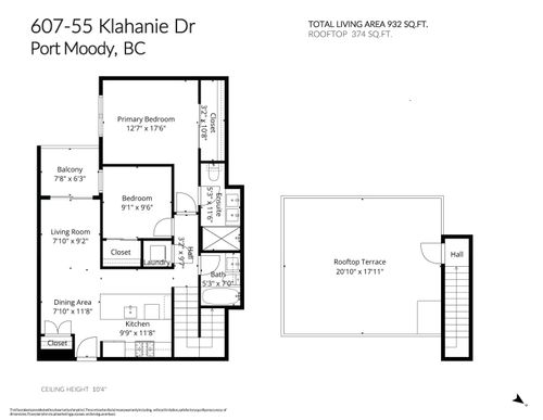 607-55 Klahanie Dr, Port Moody, BC, V3H0M9 | Card Image