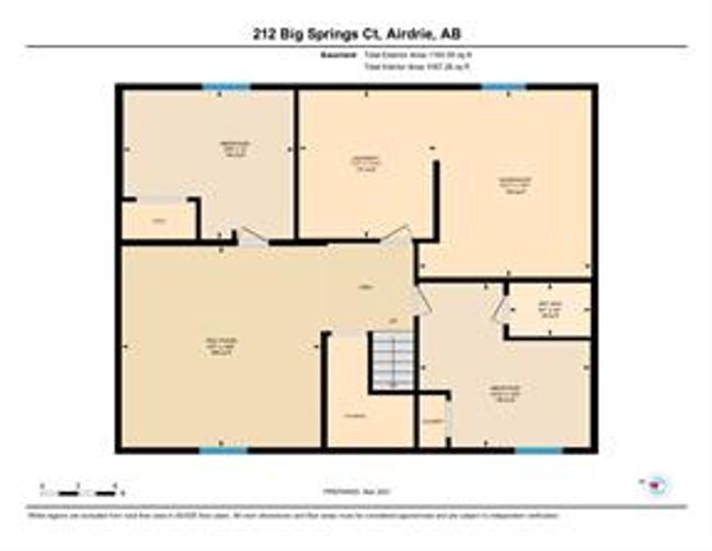 212 Big Springs Crt Se, House detached with 5 bedrooms, 1 bathrooms and 3 parking in Airdrie AB | Image 32