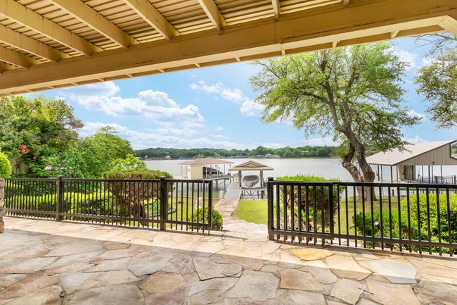 View of patio with a water view | Image 36