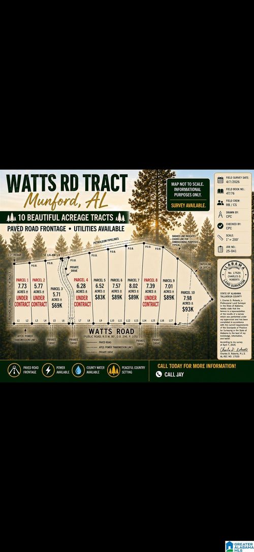 3-2202 Watts Rd, Munford, AL, 36268 | Card Image