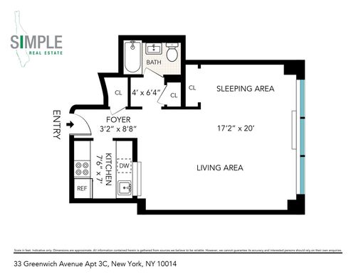 3c-33 Greenwich Ave, New York, NY, 10014-2701 | Card Image