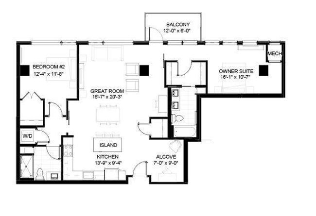 APT-1503 - 811 Washington Ave S, Condo with 2 bedrooms, 2 bathrooms and null parking in Minneapolis MN | Image 4