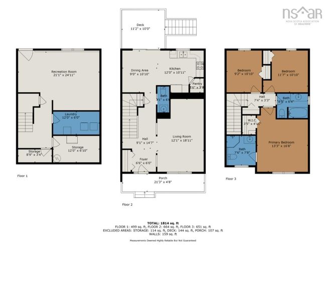 8 Yoon Crt, House other with 3 bedrooms, 3 bathrooms and 1 parking in Timberlea NS | Image 45