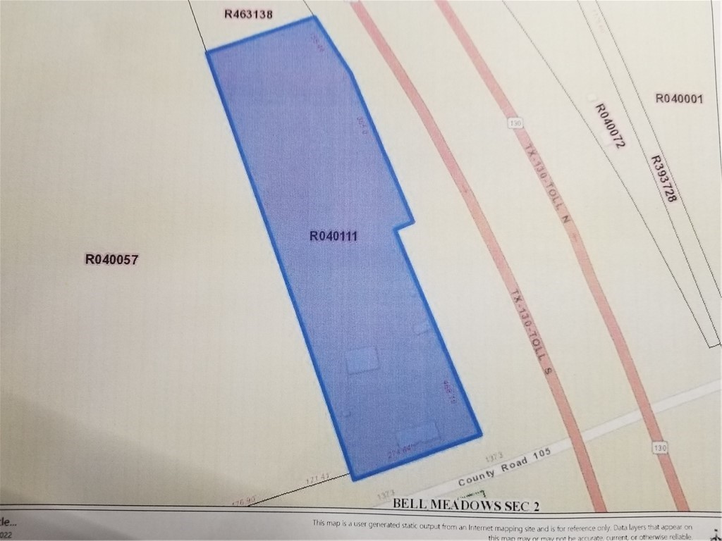 County Road 105 , Hutto, TX 78634