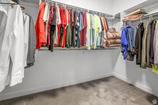 Spacious closet featuring carpet floors | Image 23