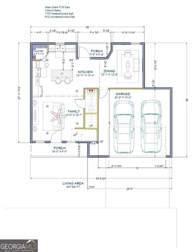 316 Beau Claire Circle, Townhouse with 3 bedrooms, 2 bathrooms and 2 parking in Byron GA | Image 2