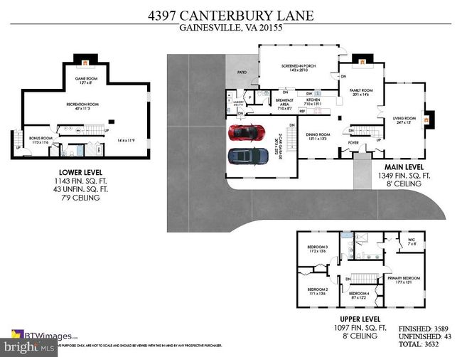 4397 Canterbury Ln, House other with 4 bedrooms, 4 bathrooms and null parking in Gainesville VA | Image 51