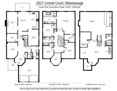 2627 Comet Crt, House other with 4 bedrooms, 4 bathrooms and 4 parking in Mississauga ON | Image 2