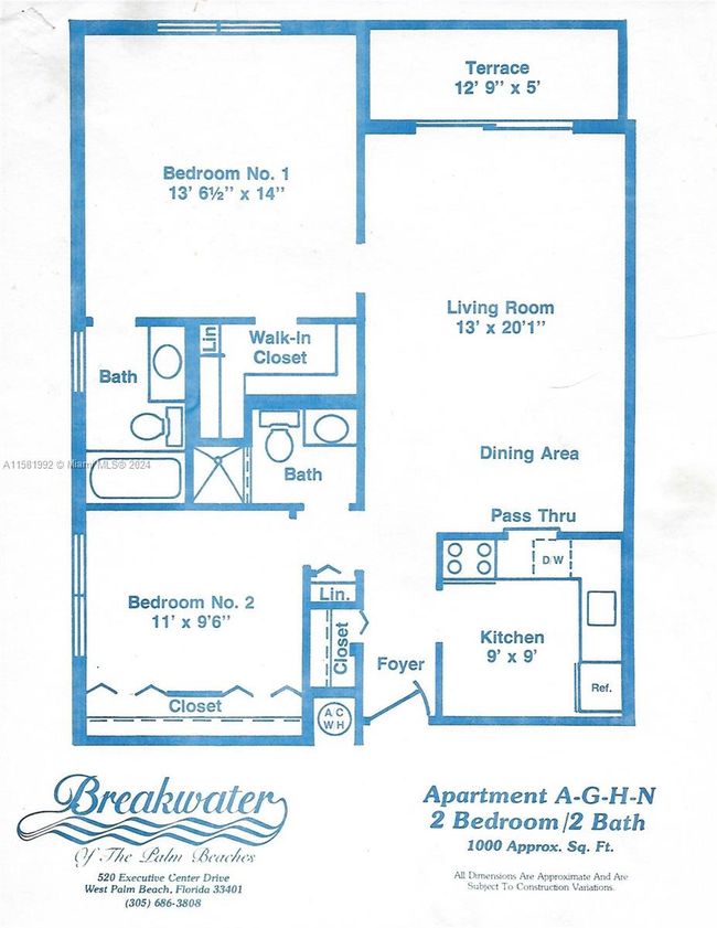 APT-1N - 500 Executive Center Dr, Condo with 2 bedrooms, 2 bathrooms and null parking in West Palm Beach FL | Image 14