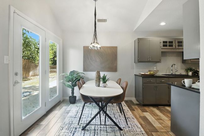 Dining Area off Kitchen and with French Doors Leading Outside- Perfect for Indoor/Outdoor Entertaining! | Image 14