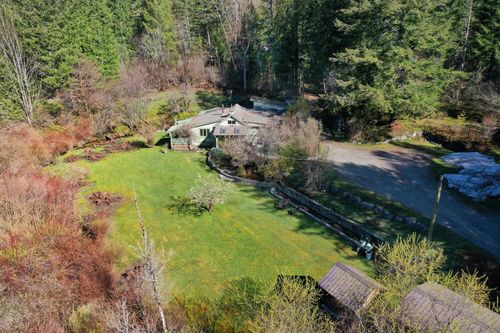 5653 Garden Bay Road, House other with 3 bedrooms, 1 bathrooms and 10 parking in Garden Bay BC | Card Image
