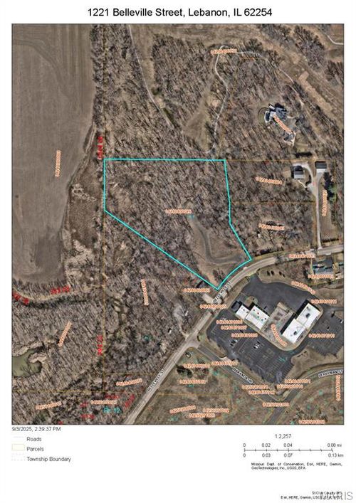 1221 Belleville St, Lebanon, IL, 62254-1361 | Card Image