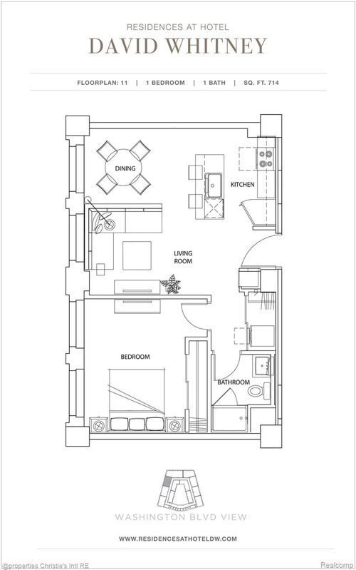 1711-1 Park Avenue, Detroit, MI, 48226 | Card Image