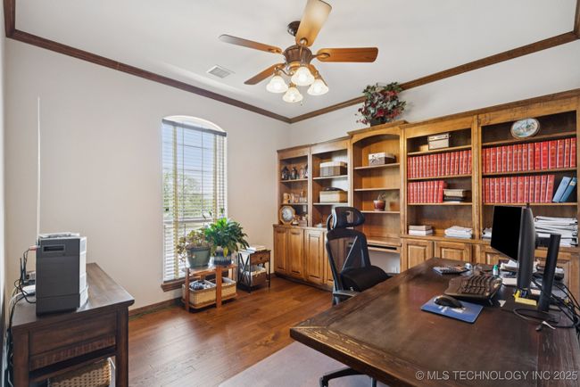 Wonderful home office with built-ins and located off entry for convenience! | Image 23
