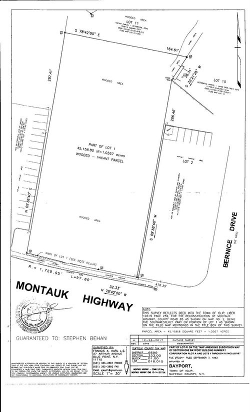 677 Montauk Hwy, Bayport, NY, 11705-1607 | Card Image
