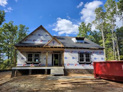 Actual home under construction as of 10/22/2024. The Randolph floorplan offers 4 bedrooms, 2.5 baths, and a first-floor primary suite on nearly an acre! | Image 1