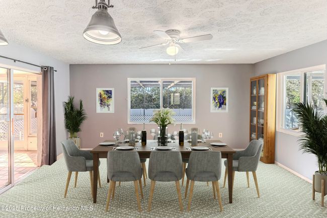 Virtually Staged Dining with 2024 New Picture Windows | Image 19