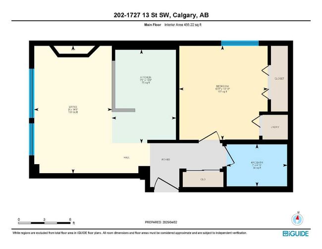 202 - 1727 13 Street Sw, Condo with 1 bedrooms, 1 bathrooms and 1 parking in Calgary AB | Image 18