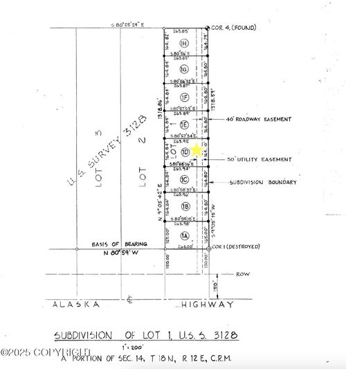 Lot One ''D'' (1d) U.S. Survey No. 312, Tok, AK, 99780 | Card Image