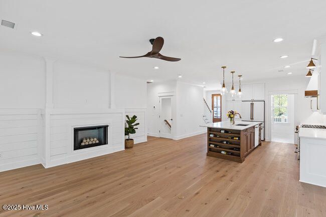 engineered hardwood thought out home, no carpet | Image 44
