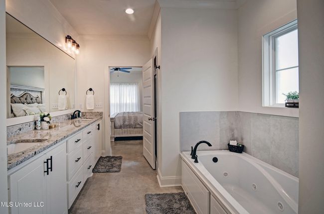 double sink vanity with soaking tub | Image 19