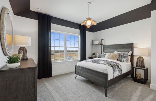 Spacious secondary bedroom *Photos of furnished model. Not actual home. Representative of floor plan. Some options and features may vary | Image 5
