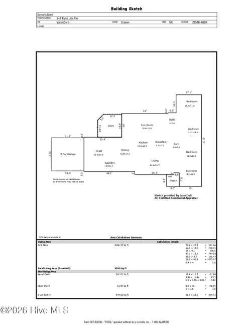 247 Farm Life Ave, Vanceboro, NC, 28586-7669 | Card Image