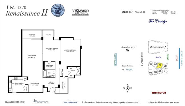 APT-1107 - 1370 S Ocean Blvd, Condo with 2 bedrooms, 2 bathrooms and null parking in Pompano Beach FL | Image 14