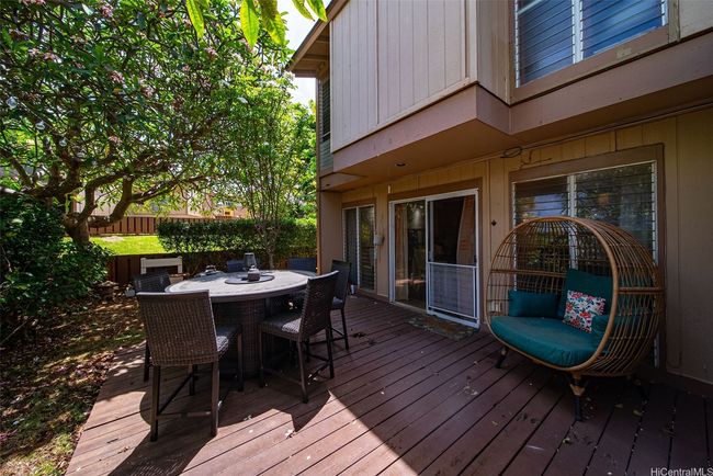 Back patio for storage, outdoor dining, entertainment etc. | Image 5