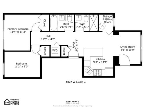 4-1022 W Ainslie St, Chicago, IL, 60640-4465 | Card Image
