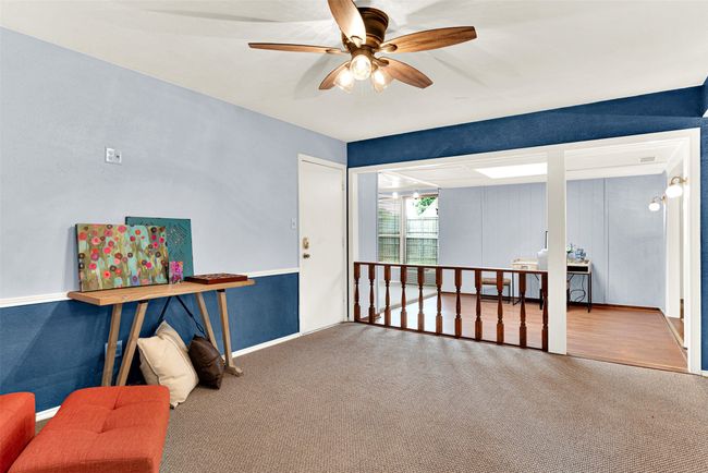 Family Room with carpet floors and a ceiling fan | Image 24