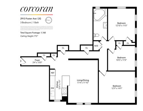 2g-2913 Foster Ave, Brooklyn, NY, 11210-1550 | Card Image
