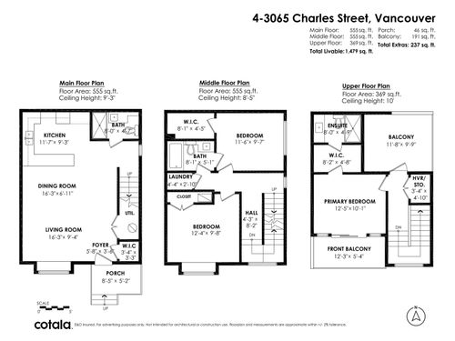 4-3065 Charles Street, Vancouver, BC, V5K3B6 | Card Image