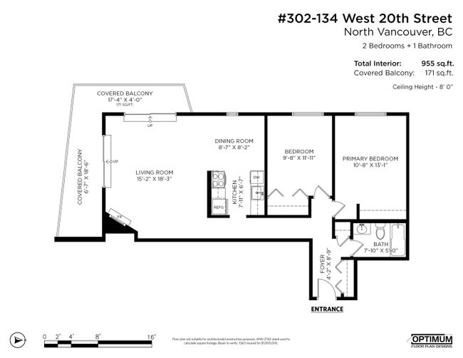 302 - 134 W 20 Th Street, Condo with 2 bedrooms, 1 bathrooms and 1 parking in North Vancouver BC | Image 17