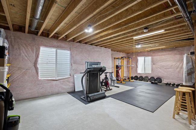 View of exercise area in basement | Image 25