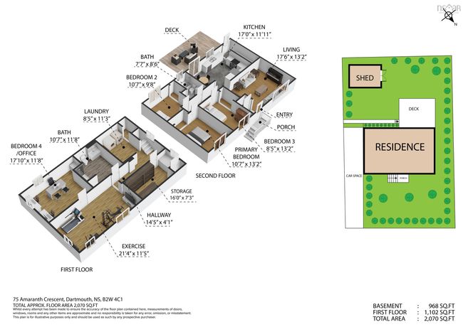 75 Amaranth Cres, House other with 4 bedrooms, 2 bathrooms and 1 parking in Dartmouth NS | Image 27