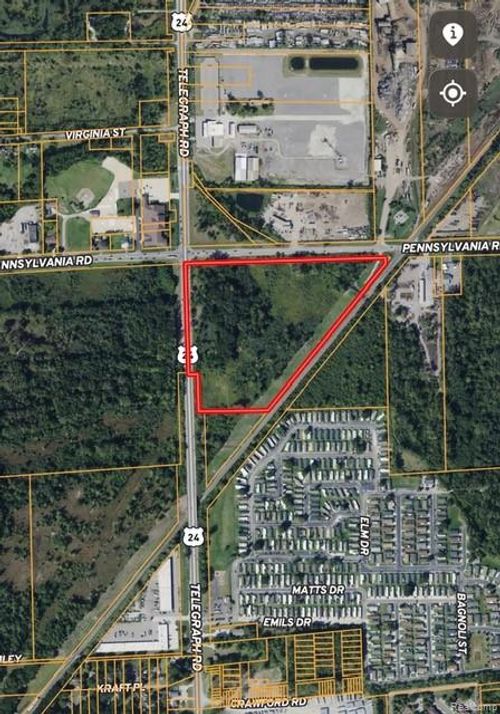 VL Pennsylvania Road, Brownstown Charter Township, MI, 48193 | Card Image