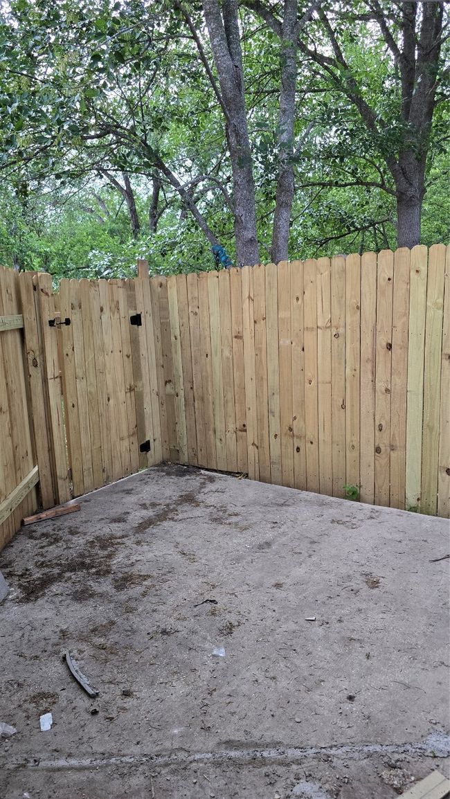 View of yard featuring fence | Image 39