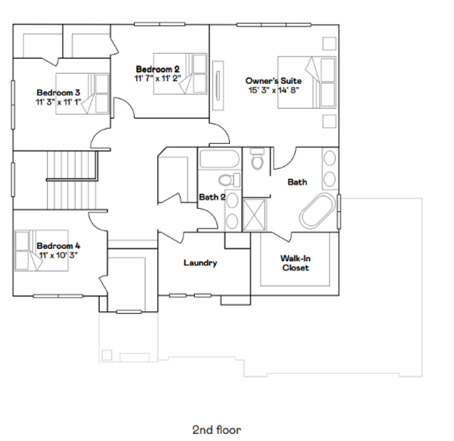 Sinclair upper level floorplan. | Image 17