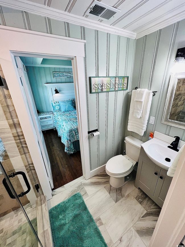 Bathroom with vanity and toilet | Image 23