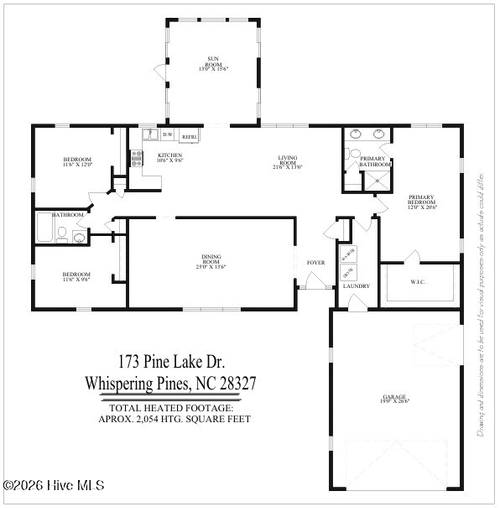173 Pine Lake Dr, Whispering Pines, NC, 28327-9372 | Card Image