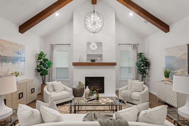 A view of the family room from the kitchen | Image 9