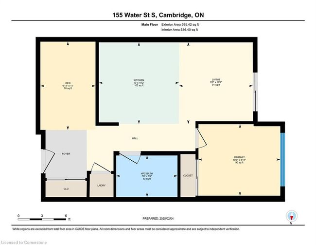 409 - 155 Water St S, House attached with 1 bedrooms, 1 bathrooms and 1 parking in Cambridge ON | Image 11