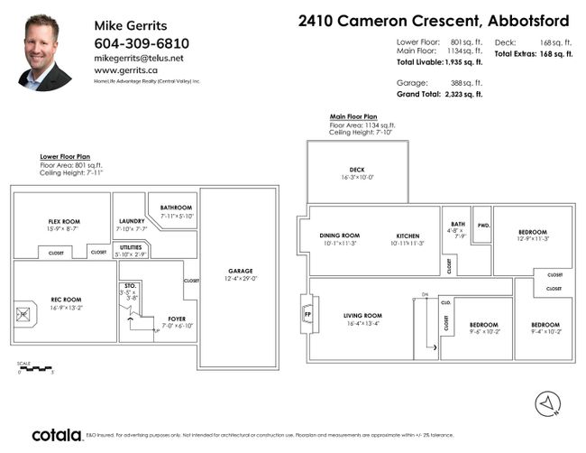 2410 Cameron Crescent, House other with 3 bedrooms, 2 bathrooms and 5 parking in Abbotsford BC | Image 40