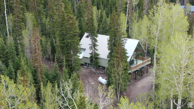 Aerial view of property and surrounding area with a forest | Image 61