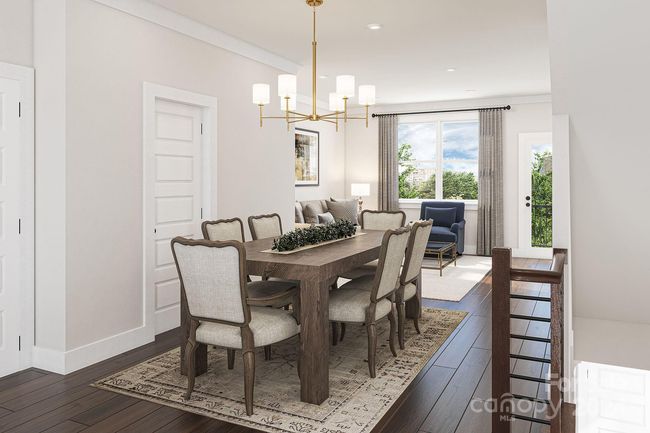 Context at Oakhurst | The Lennon Rendering *actual finishes, color scheme, orientation, structural options will vary on this home, furniture not included | Image 12
