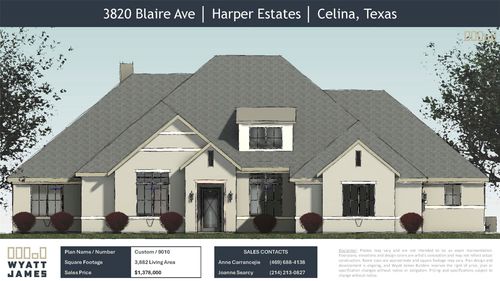 3820 Blaire Ave, Celina, TX, 75009-4229 | Card Image