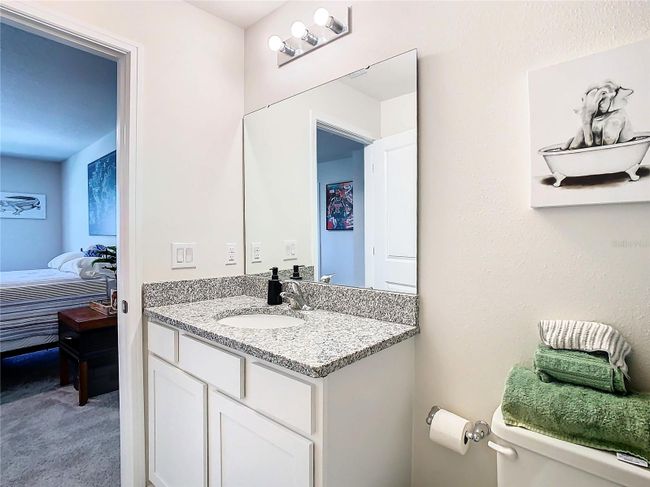 Guest bathroom with granite counter top | Image 30